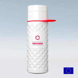 Bouteille en canne à sucre recyclé